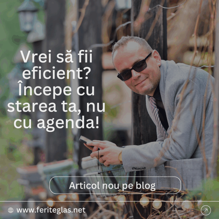 Nu lista te blochează, ci starea din care o abordezi. Află cum să lucrezi cu claritate, nu cu presiune, și să obții mai mult cu mai puțin efort.