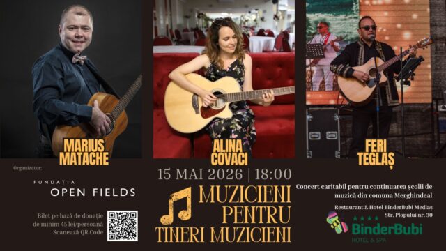 Vă așteptăm la concertul caritabil pentru viitorul copiilor din Merghindeal
